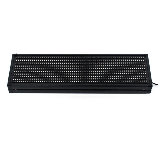 Reclama luminoasa led smd rgb 100x20 cm, text, imagini, animatii, wifi exterior slim - imagine 11