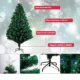 Brad artificial, iluminat cu fibra optica si led-uri, 180 cm, suport metalic inclus - imagine 23