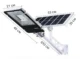 Lampa stradala solara 100w, 206 led-uri, 2 trepte iluminare, telecomanda, aluminiu - imagine 2