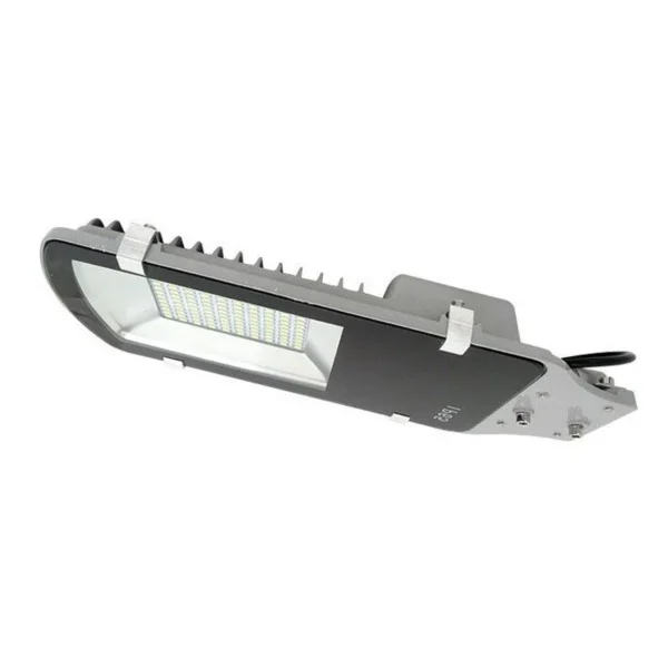 Lampa stradala solara 100w, 206 led-uri, 2 trepte iluminare, telecomanda, aluminiu - imagine 6