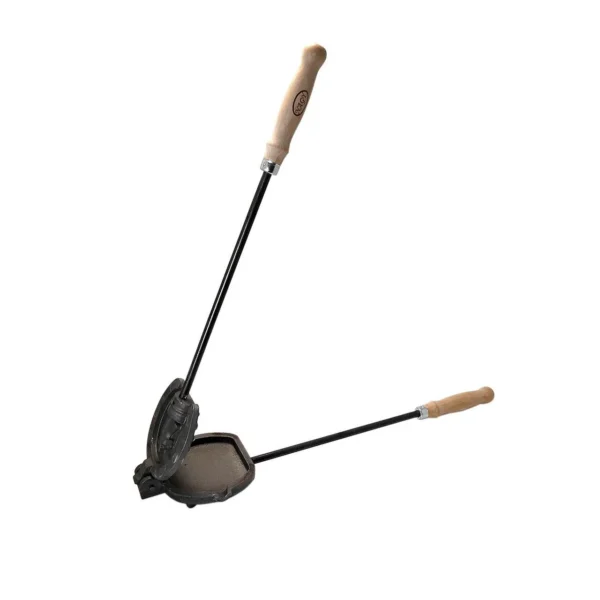 Prajitor pentru slanina, fonta, cu manere din lemn, 55 cm, 12.9 cm, Artool - imagine 4