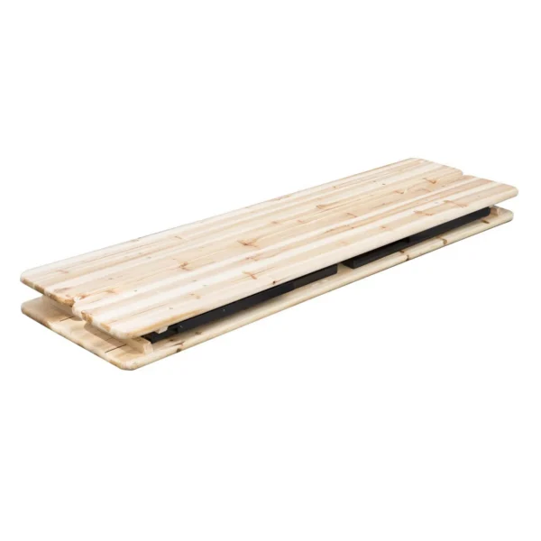 Set mobilier gradina/terasa, pliabil, 1 masa, 2 banci, 175 cm, Dortmund - imagine 3