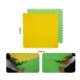 Covor tip puzzle xxl, spuma eva, 100x100 cm, grosime 2 cm, antiderapant, bicolor culoare produs galben/verde - imagine 12
