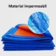 Prelata de acoperire, 3x4 m, inele metalice integrate, polipropilena impermeabila, 160g/mp - imagine 5