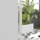 Perete cort, dimensiune 2x2.6 m, cu fereastra, ignifugat, 480 g/mp, pvc, alb - imagine 5