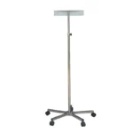 Stativ mobil pentru lampi bactericide, reglabil 100-190 cm, tija otel inox, 5 roti