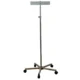 Stativ mobil pentru lampi bactericide, reglabil 100-190 cm, tija otel inox, 5 roti - imagine 7