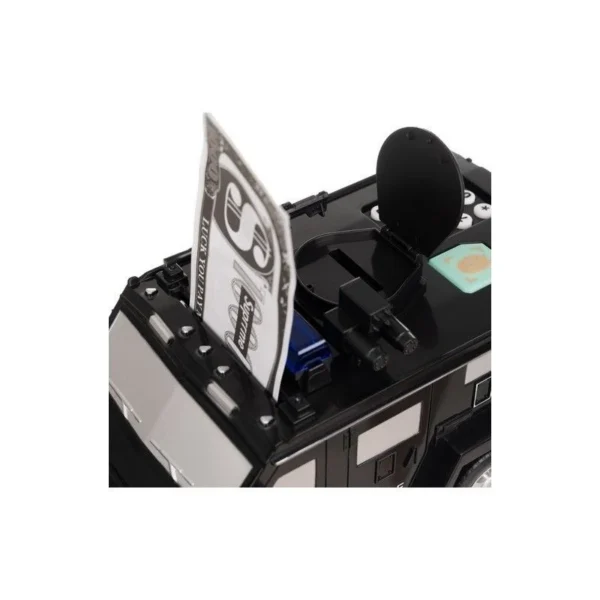 Pusculita electronica, masina de politie, cod pin, amprenta, monede si bancnote, negru - imagine 10