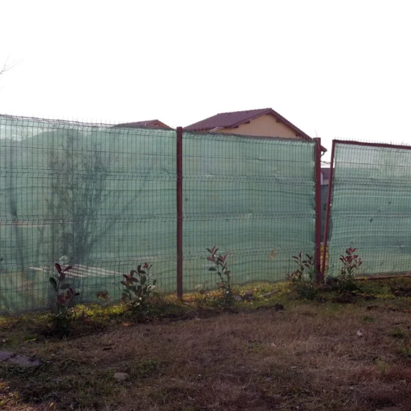 Plasa de umbrire, HDPE, 80 g/mp, grad de umbrire 80%, verde, 50x1.5 m  - imagine 5
