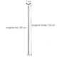 Corp dublu pentru neon led 2x36w t8, lungime 120 cm, aluminiu - imagine 3