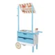 Toneta pe roti pentru inghetata, 2 sertare, accesorii incluse, roti mobile, 68x31.5x118 cm, mdf - imagine 3