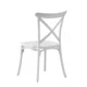 Scaun de bucatarie, stil clasic, inaltime 88 cm, latime 43 cm, alb - imagine 7