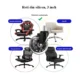 Set 5 roti universale pentru scaune de gaming/birou, silicon, 3 inch, negru - imagine 3