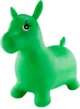 Calut gonflabil din cauciuc, jucarie pentru sarit, verde, 58x26x52 cm
