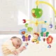 Carusel muzical pentru patut, rotativ, timer, 3 moduri muzicale, figurine albinute multicolor - imagine 4