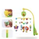 Carusel muzical pentru patut, rotativ, timer, 3 moduri muzicale, figurine albinute multicolor - imagine 12