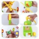 Carusel muzical pentru patut, rotativ, timer, 3 moduri muzicale, figurine albinute multicolor - imagine 10