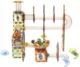 Set magnetic constructie 3d, circuit luminos interactiv steam, traseu bile, 105 piese, multicolor - imagine 10