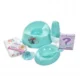 Papusa interactiva, 45 cm, ochi mobili, face pipi, plans cu lacrimi, accesorii incluse, hainute multicolore - imagine 3