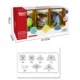Set blocuri constructie, 218 piese diferite forme, jucarie steam, multicolor - imagine 7