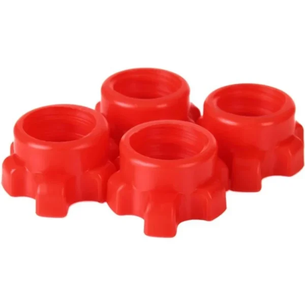 Set haltere si gantere, sarcina 2x10 kg, bara conectare, 12 discuri de diferite greutati, negru/rosu - imagine 11