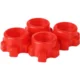Set haltere si gantere, sarcina 2x10 kg, bara conectare, 12 discuri de diferite greutati, negru/rosu - imagine 11