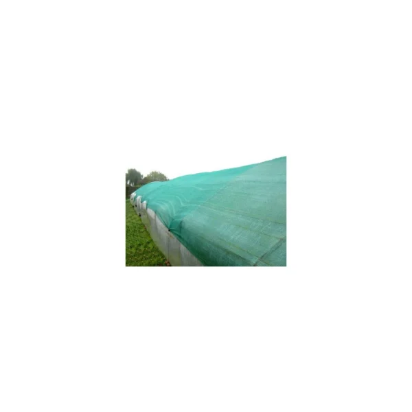 Plasa de umbrire, HDPE, 80 g/mp, grad de umbrire 80%, verde, 50x1.5 m  - imagine 6