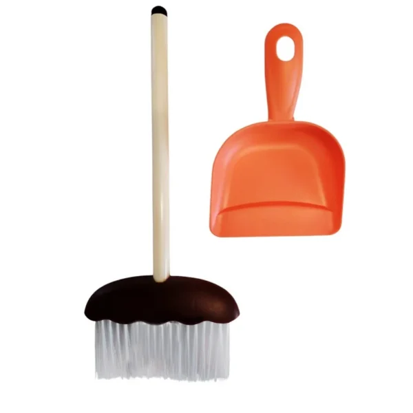 Set de curatenie pentru copii, 8 piese, aspirator, perii, racleta, lopatica, multicolor - imagine 7