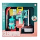 Set de curatenie pentru copii, 8 piese, aspirator, perii, racleta, lopatica, multicolor - imagine 5