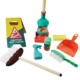 Set de curatenie pentru copii, 8 piese, aspirator, perii, racleta, lopatica, multicolor - imagine 8
