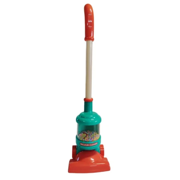 Set de curatenie pentru copii, 8 piese, aspirator, perii, racleta, lopatica, multicolor - imagine 10