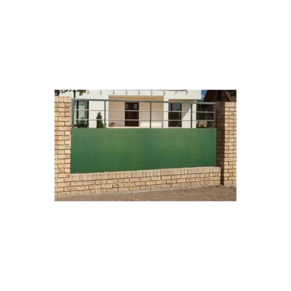 Paravan pentru balcon, terasa, gard PVC, verde, 1300 g/m2, UV, 3x2 m - imagine 3