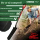 Harlet, cazma, ingust, cu varf zimtat, coada fibra de sticla, 40x14x126 cm, Strend Pro Premium RedShark - imagine 9