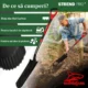 Harlet, cazma, ingust, cu varf zimtat, coada fibra de sticla, 40x14x126 cm, Strend Pro Premium RedShark - imagine 6