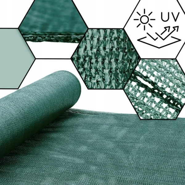 Plasa de umbrire solara, 1.5x25 metri, grad umbrire 90%, hdpe - imagine 8
