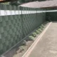 Banda opacizare gard, 19 cm x 35 metri, 450 g/mp, 20 clipsuri montaj, pvc verde - imagine 13
