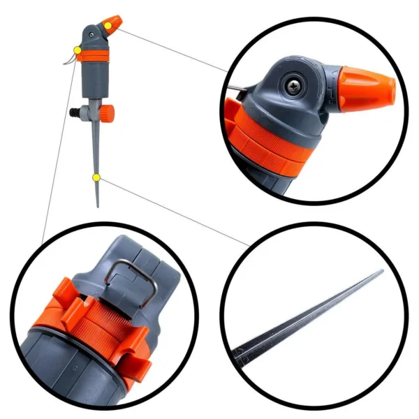Aspersor cu tarus metalic, 2 moduri stropire, Strend Pro - imagine 2