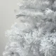 Brad alb artificial iluminat, 195 cm, 360 led-uri alb cald, 936 ramuri dense, suport metalic - imagine 10