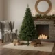Brad artificial 220 cm cu 14 niveluri – diametru 138 cm, 89 ramuri robuste – model premium natural - imagine 16