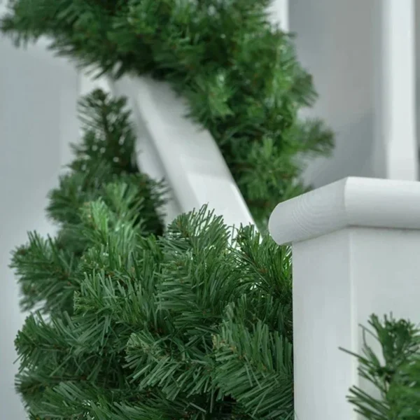 Ghirlanda decorativa luxury pine din crengi de brad artificial, lungime 5.4 m, ace 3d, decor craciun - imagine 7