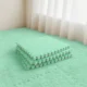 Covor puzzle pufos, 61.5x61.5x1.7 cm, spuma eva, set 2 piese culoare mint green - imagine 15