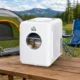 Frigider turistic, mini, 12V/220V, alb, 4 L, 25.8x20.5x26.3 cm