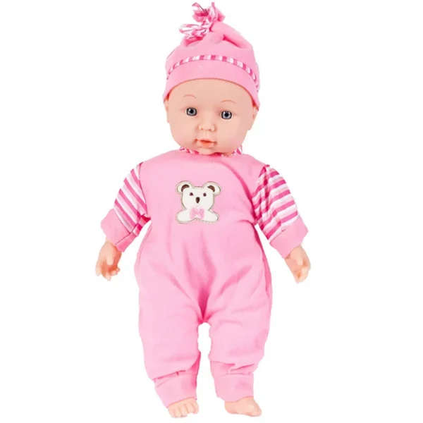 Papusa bebelus interactiva, sunete realiste, inaltime 34 cm, imbracaminte detasabila - imagine 1