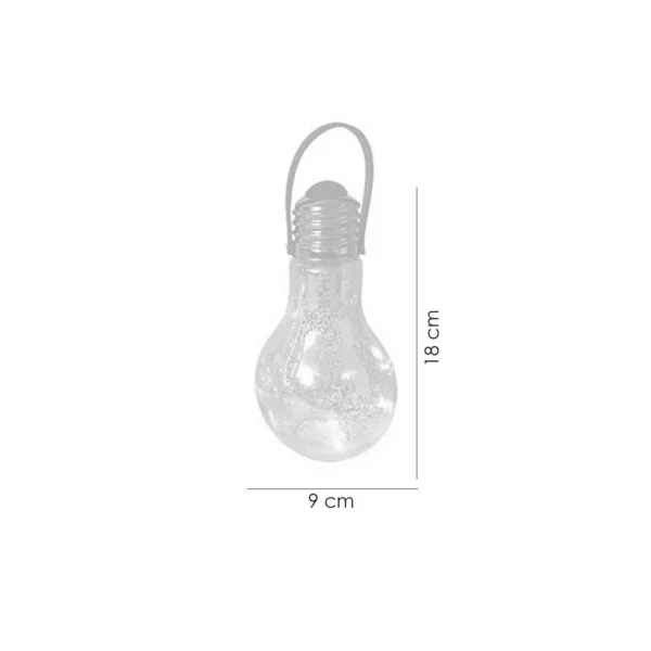 Lampa pentru gradina, tip bec, LED, set 24 buc, 1xAA, 9x18 cm, Stella - imagine 2