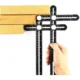 Dispozitiv de masurare pentru gaurire in unghi 12x17.5x1.6 cm - imagine 2