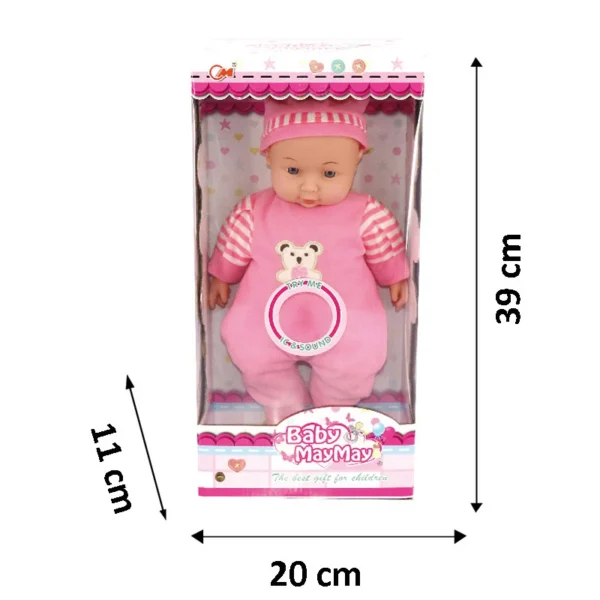 Papusa bebelus interactiva, sunete realiste, inaltime 34 cm, imbracaminte detasabila - imagine 11
