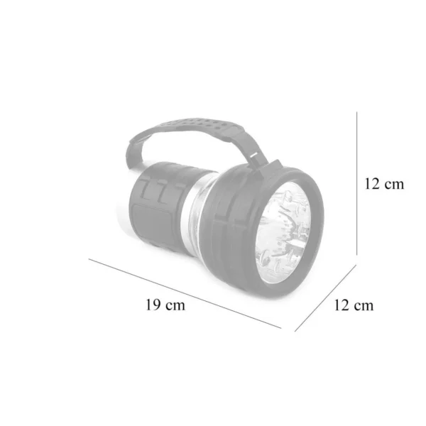 Lanterna cu acumulator eXlight, 12 LED-uri, 3 x D, Strend Pro - imagine 3