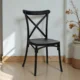 Scaun de bucatarie, stil clasic, inaltime 88 cm, polipropilena, negru - imagine 10