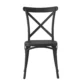 Scaun de bucatarie, stil clasic, inaltime 88 cm, polipropilena, negru - imagine 3