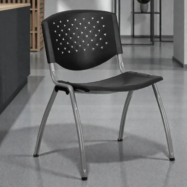 Scaun terasa, bucatarie, spatar si sezut pp, model perforat, inaltime 82 cm - imagine 8